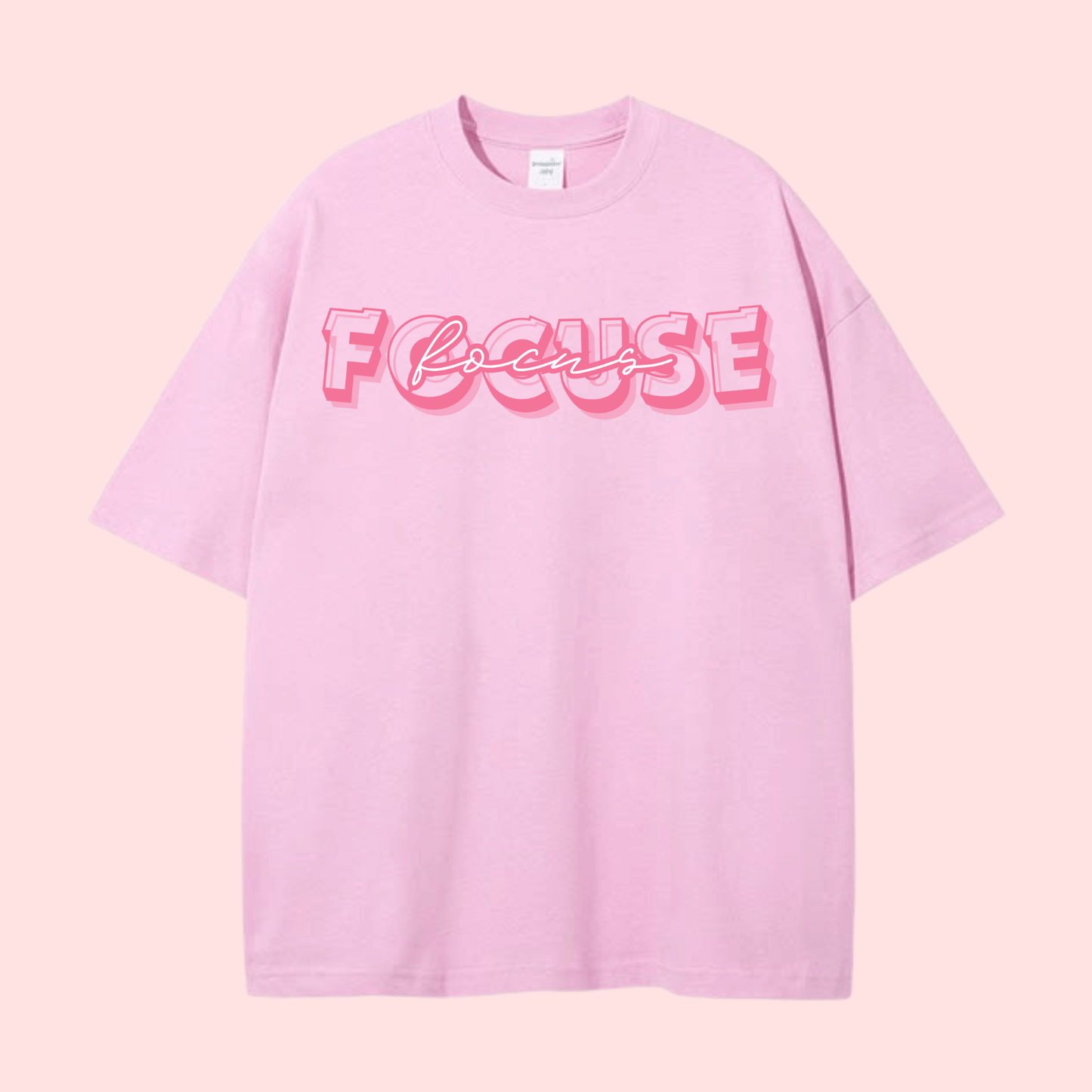 Focus pink t-shirt