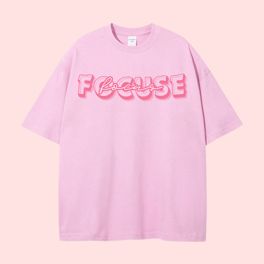 Focus pink t-shirt